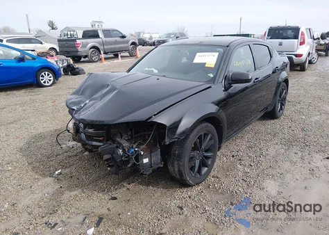 2013 Dodge Avenger Sxt из США, поврежденный, VIN 1C3CDZCB4DN711782